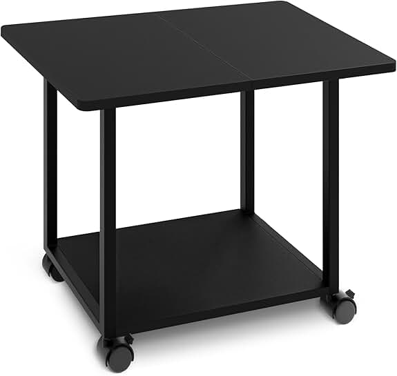 Large Under Desk Printer Stand with Storage Shelf