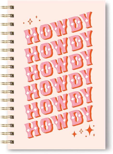 Medium Spiral Notebook for School and College