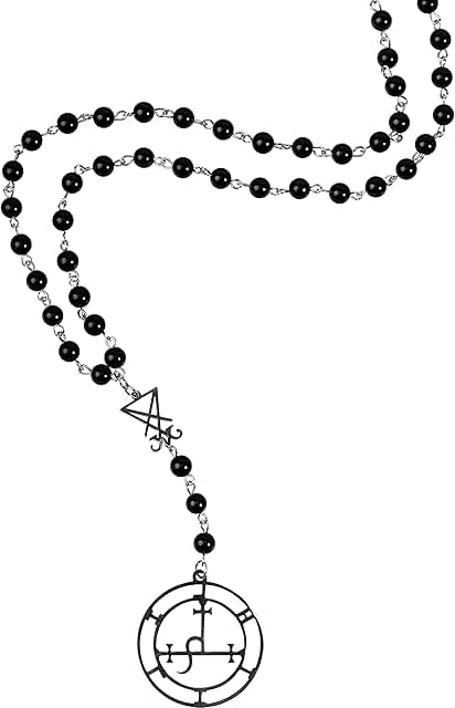 Gothic Long Beaded Necklace for Women
