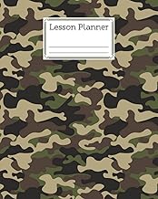 Elementary and high school lesson planner with 121 pages