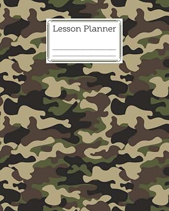Elementary and high school lesson planner with 121 pages