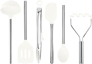 Set of 6 Silicone Kitchen Utensils for Cooking
