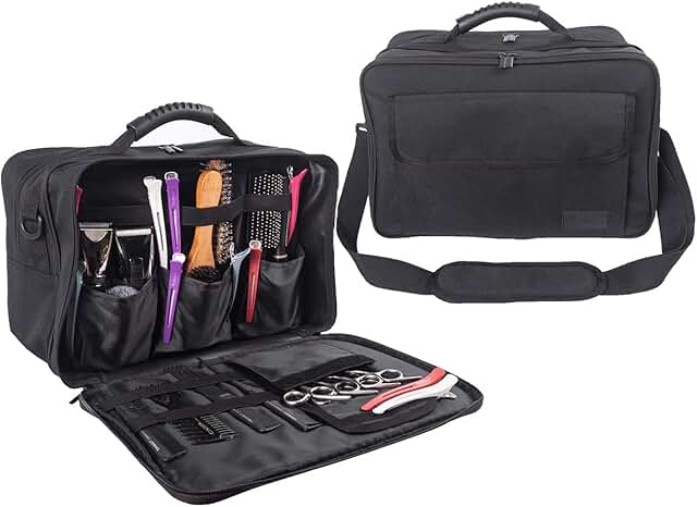 Large Capacity Hairdressing Tool Bag for Salon and Travel