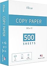 White 8.5 x 11 Letter Size Copy Paper, 92 Bright, 1 Pack