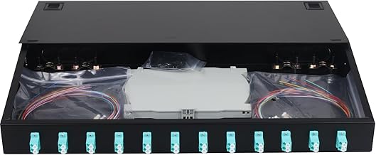 12-Port Duplex Fiber Enclosure with Splice Trays