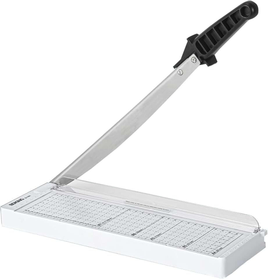 Heavy Duty Paper Cutter, 15.6 x 8.8 inches, 8 Sheets