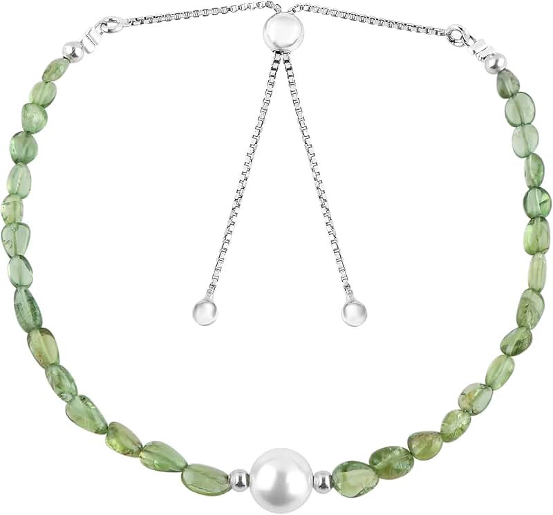Plain Natural Gemstone Beads Bracelet