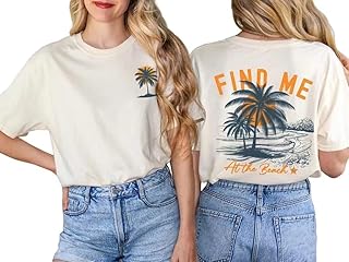 Women’s Tropical Coconut Tree Beach T-Shirt