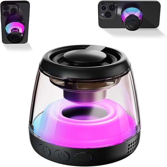 Mini Portable Bluetooth Speaker with Night Light