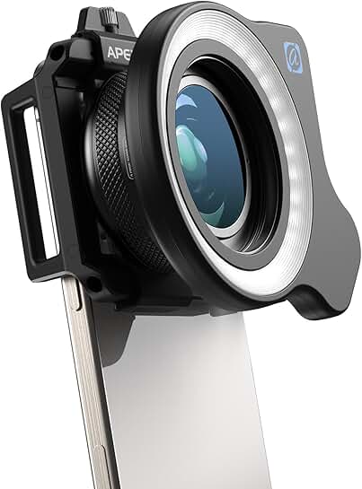 10-20X Macro Lens Kit for Phones with Fill Light