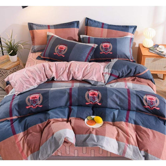Three-Piece Cotton Bedding Set, Household Sanding and ening Three-Piece Cotton Student