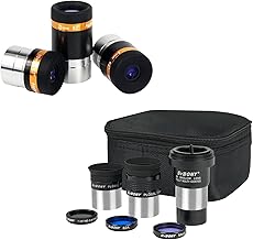 7-Piece Telescope Accessory Kit with Eyepieces and Filters
