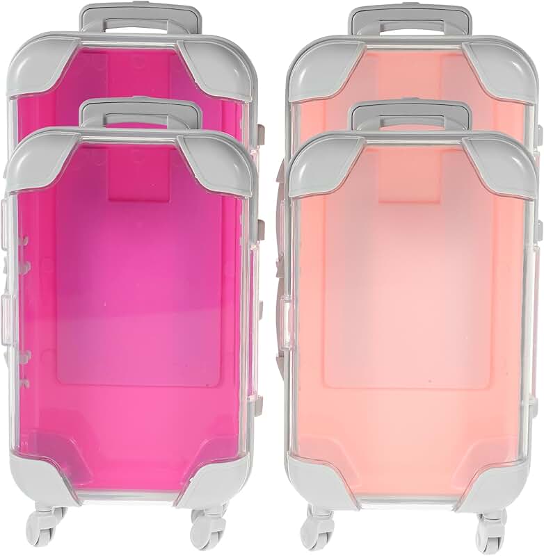 4-Piece Fake Eyelash Storage Cases for Travel