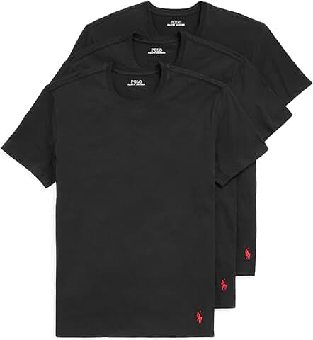 Men's 4D Flex Cooling Cotton Modal Crew Undershirts, 3-Pack
