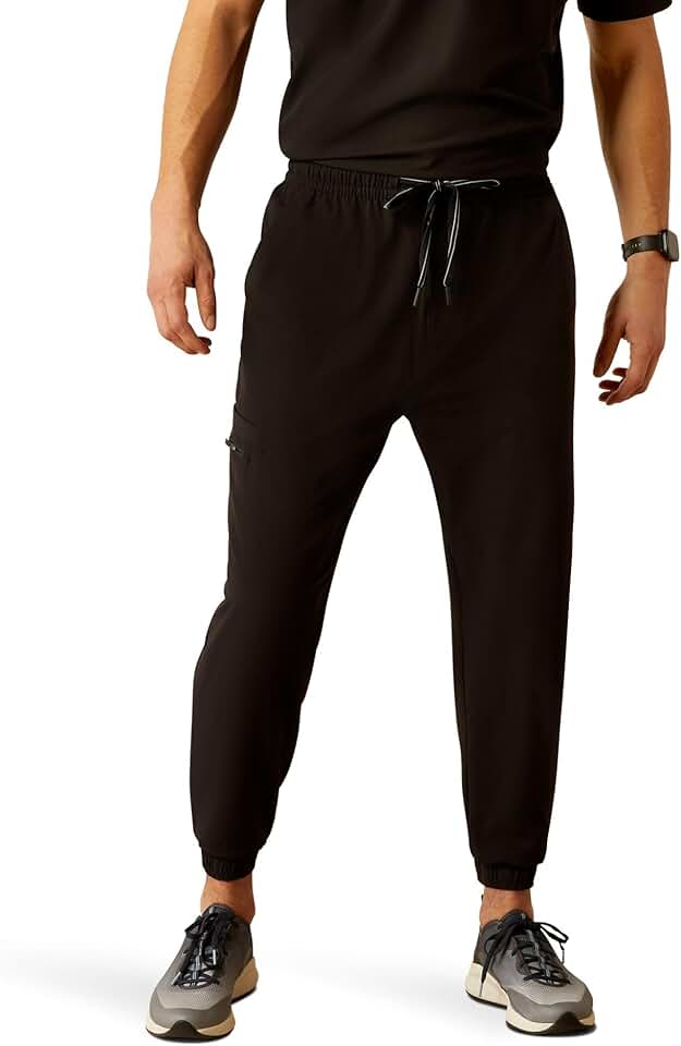 Men's Cargo Stretch Jogger Scrub Pants