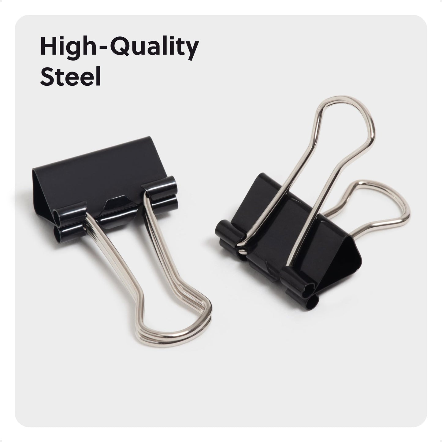 Small 3/4 Inch Binder Clips, 144 Pack