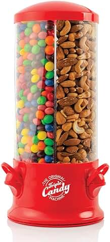 Red candy dispenser, 5.75 x 12 inches