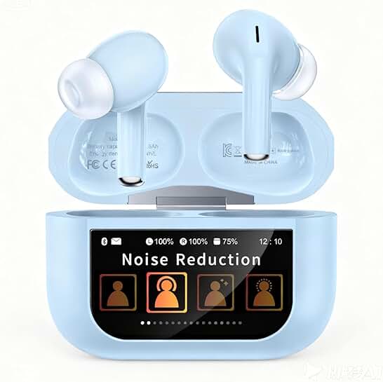 Wireless Earbuds with Noise Cancellation and 48H Playtime