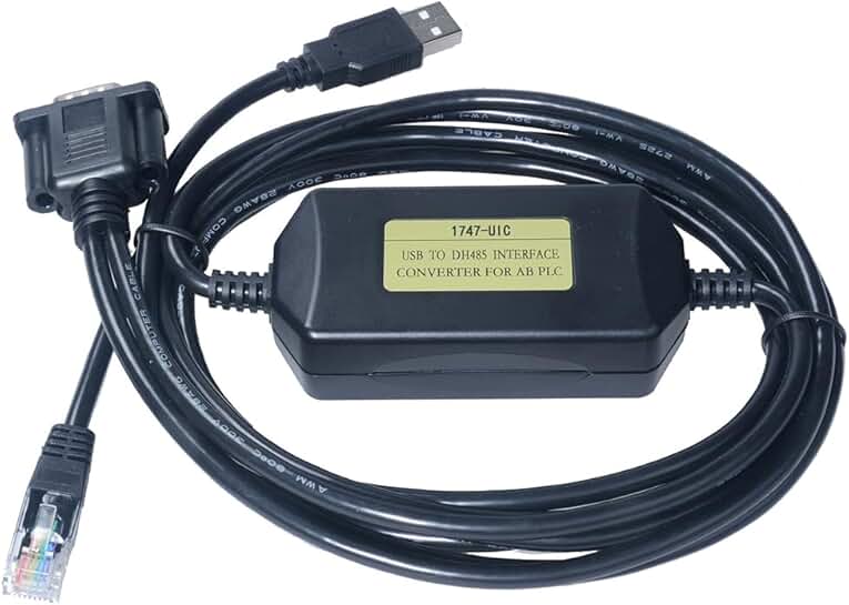 PLC Programming Cable for 1747-UIC USB to RS485/RS232