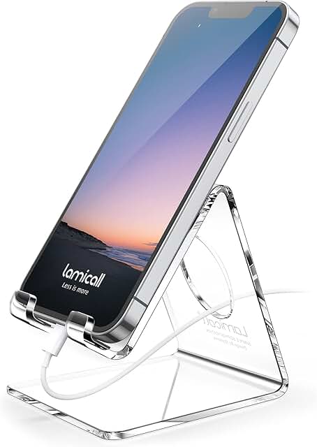 Clear Acrylic Phone Stand for Desk