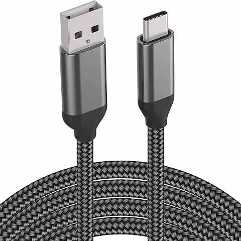 10FT Nylon USB C Cable for Fast Charging