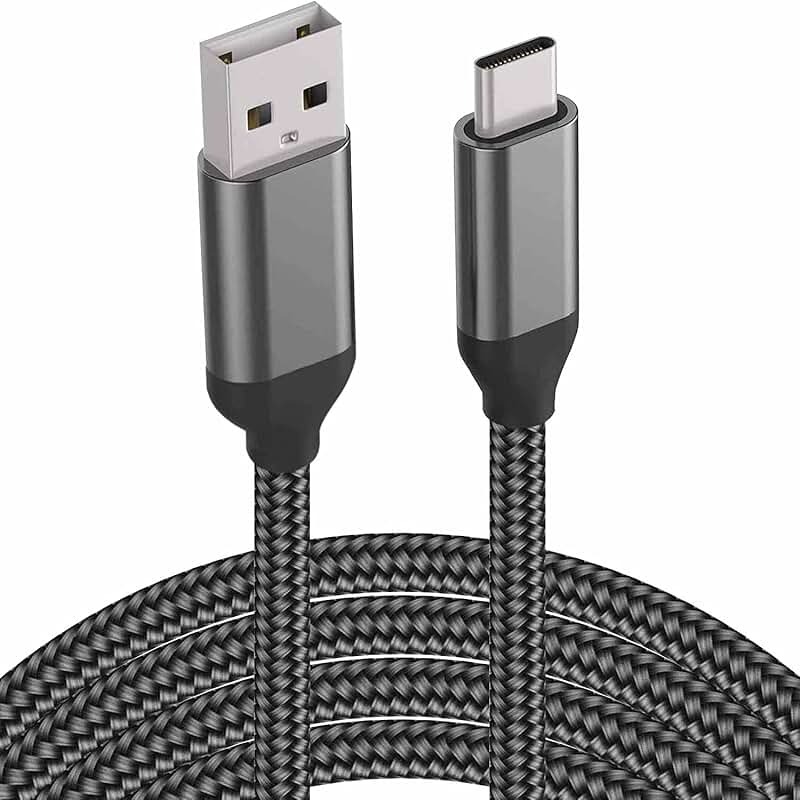 10FT Nylon USB C Cable for Fast Charging