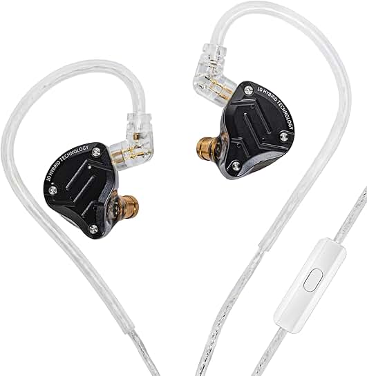 Wired In-Ear Monitor Earbuds with Detachable Cable