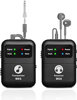 Wireless In-Ear Monitor System with Beltpack, 164ft Range