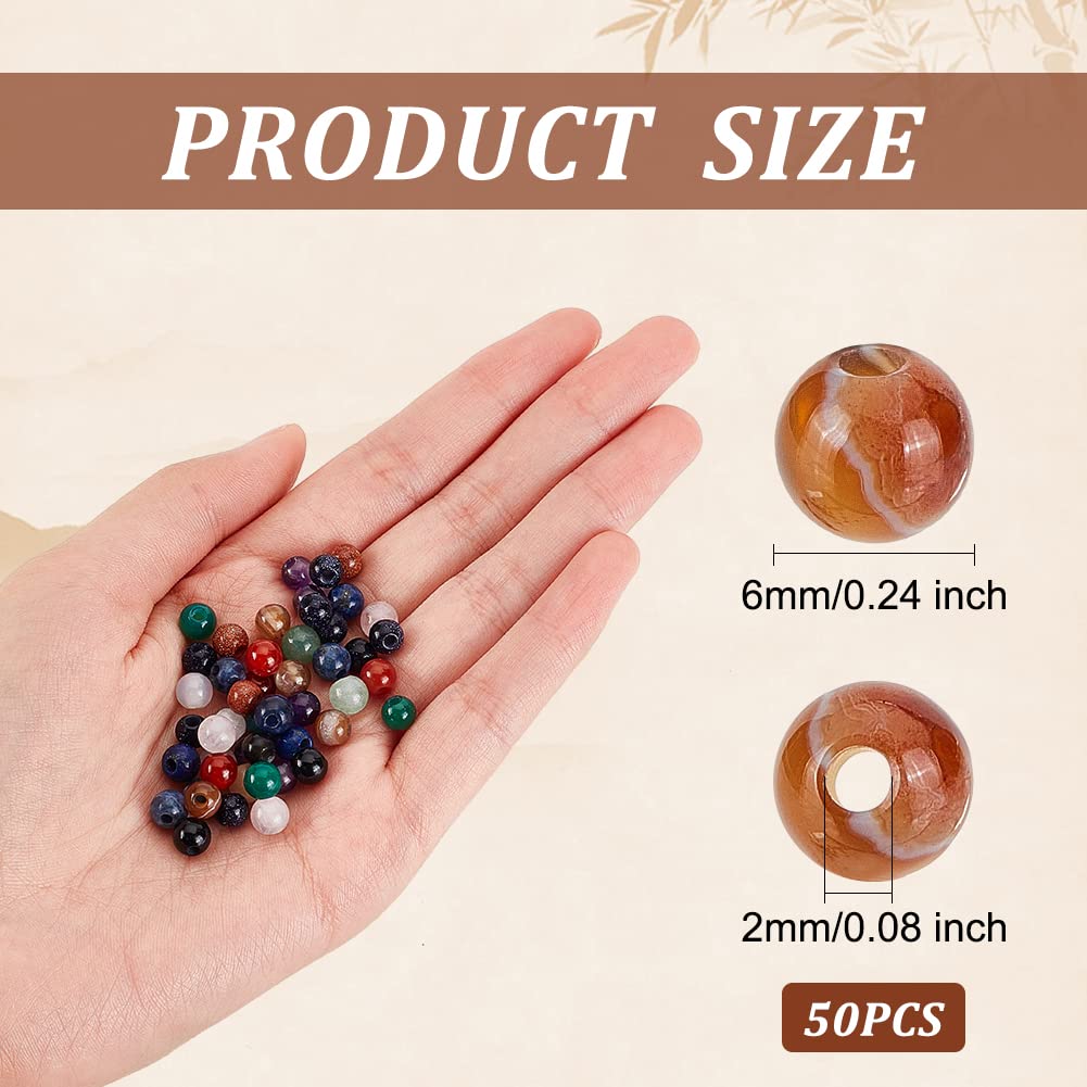 Natural Stone Beads for Jewelry Making and Crafts