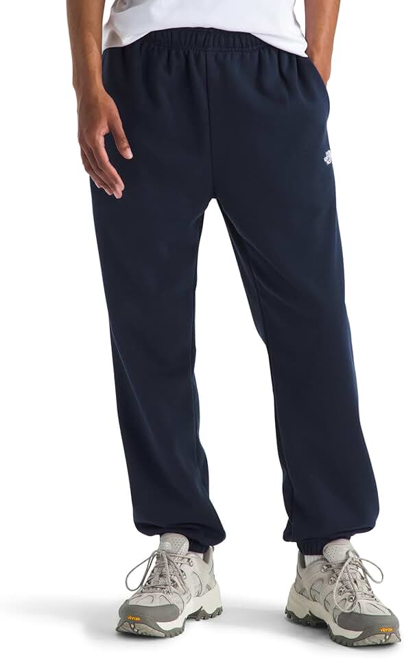 Men's Simple Dome Pants with Elastic Waist and Pockets