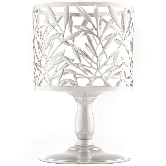 Vine Leaf Pedestal 3-Wick Candle Holder