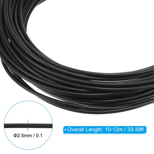 Black Synthetic Rattan 33ft (10m) 2.5mm for DIY Weaving