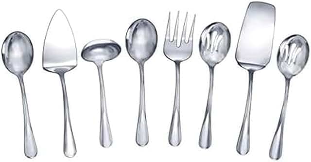 8-Piece Stainless Steel Serving Set