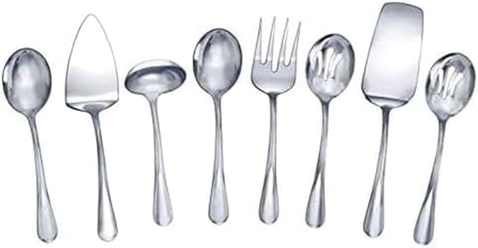 8-Piece Stainless Steel Serving Set