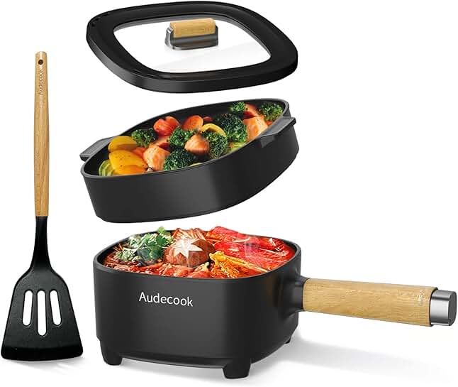 Electric Hot Pot and Non-Stick Frying Pan Set
