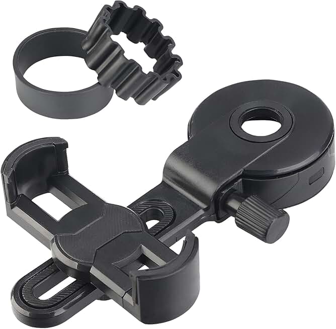 Spotting Scope Phone Mount for Eyepiece Diameter 26-49.3mm
