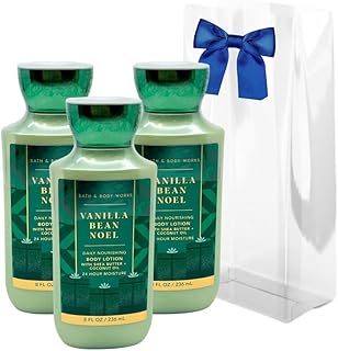 Vanilla Bean Noel Body Lotion Gift Set with Blue Bow
