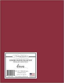 Dawn 8.5 x 11" Matte Premium Cardstock, 25 Sheets