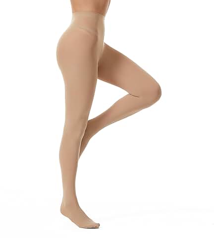 Women's 80 Denier Semi Opaque Solid Color Footed Pantyhose