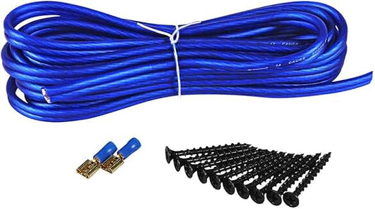 Complete Subwoofer Installation Kit with Wire and Screws