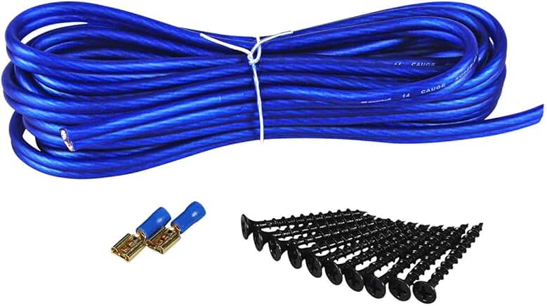 Complete Subwoofer Installation Kit with Wire and Screws