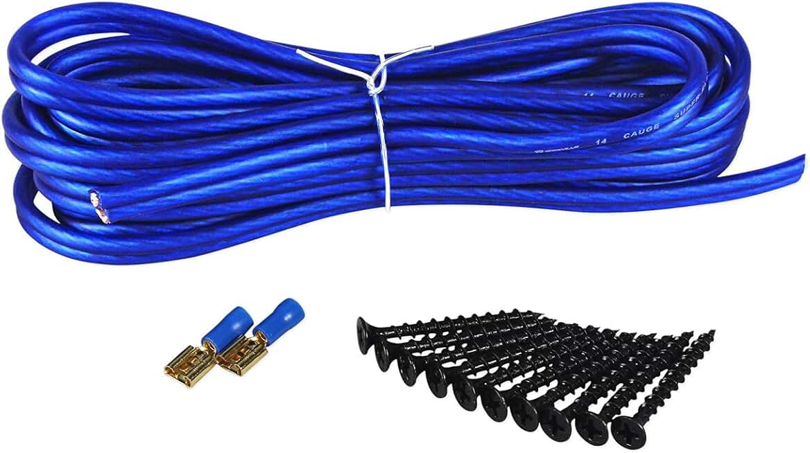 Complete Subwoofer Installation Kit with Wire and Screws