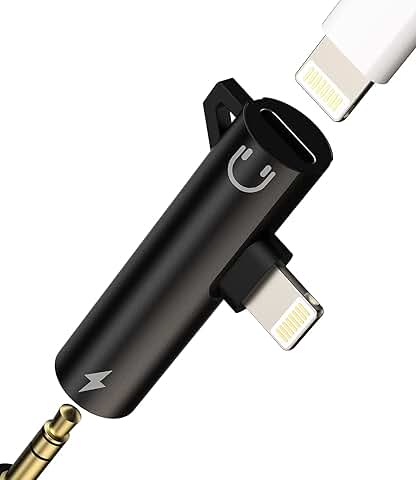 Lighting to 3.5mm Audio and Charger Adapter