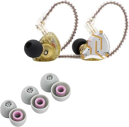 ZS10 Pro 5-Driver In-Ear Monitor with Ear Tips