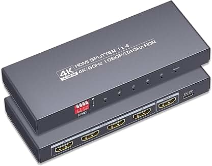 HDMI 1.4/2.0 Splitter 1 In 4 Out 60Hz