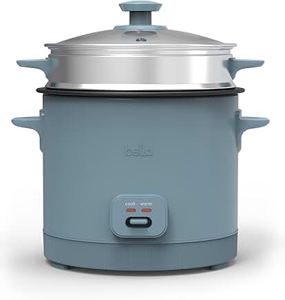 16-Cup Rice Cooker with Steamer and Accessories