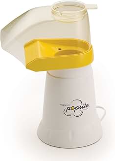 White hot air popcorn popper