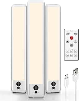 Wireless Rechargeable Under Cabinet LED Lights with Remote