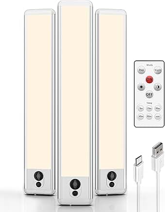 Wireless Rechargeable Under Cabinet LED Lights with Remote