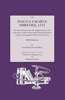 Magna Charta Sureties and Their Descendants in America